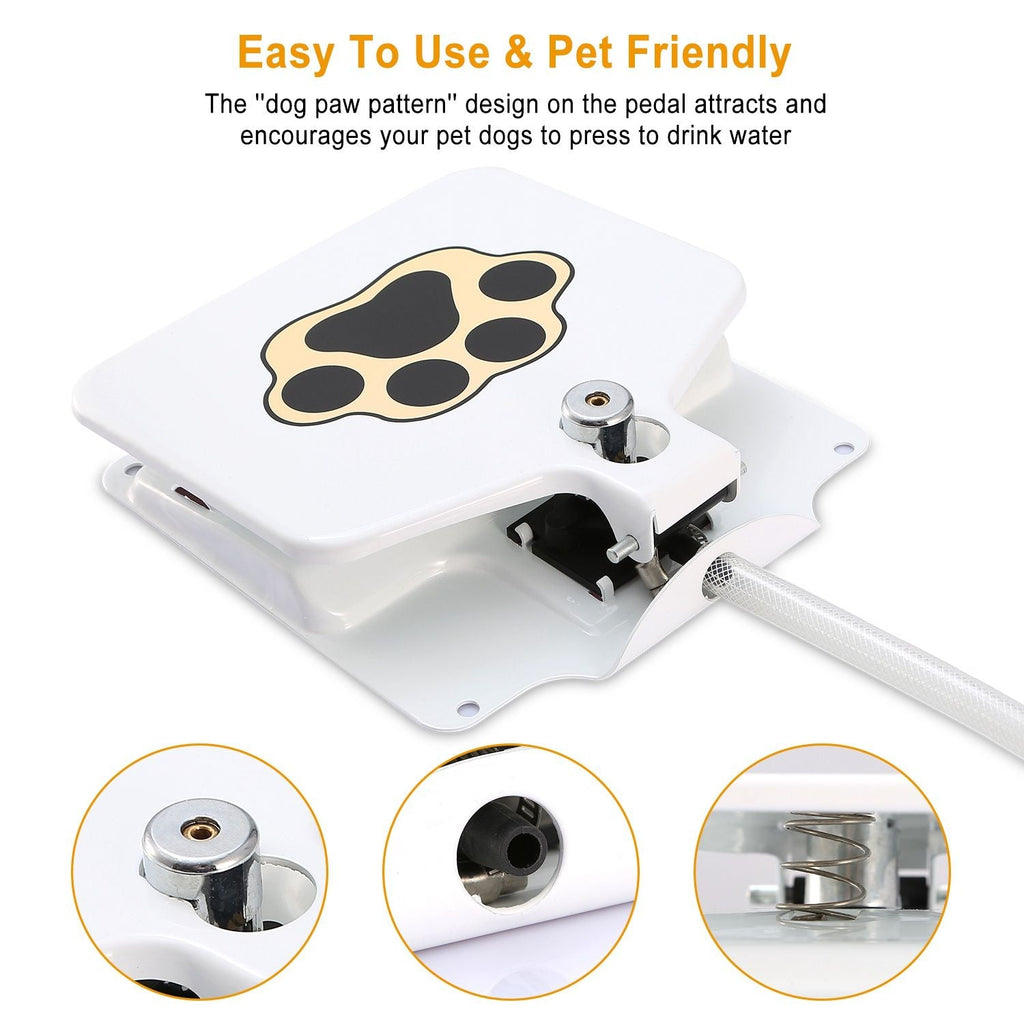 Dog Water Fountain Outdoor Dog Pet Water Dispenser Step - on Activated Sprinkler - Dog Time Outlet