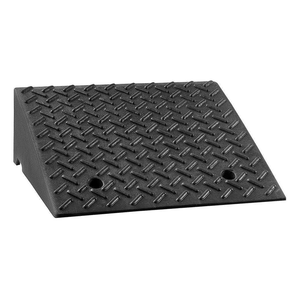 Driveway Curb Ramp, 7000 lbs Load Capacity, 7 Inches Rise Height Heavy Duty Curbside Bridge Ramp with Drainage Tank for Wheelchairs, Strollers, Motorcycles, Cars, Lawn Mowers & Trailers, 2 Pack - Dog Time Outlet