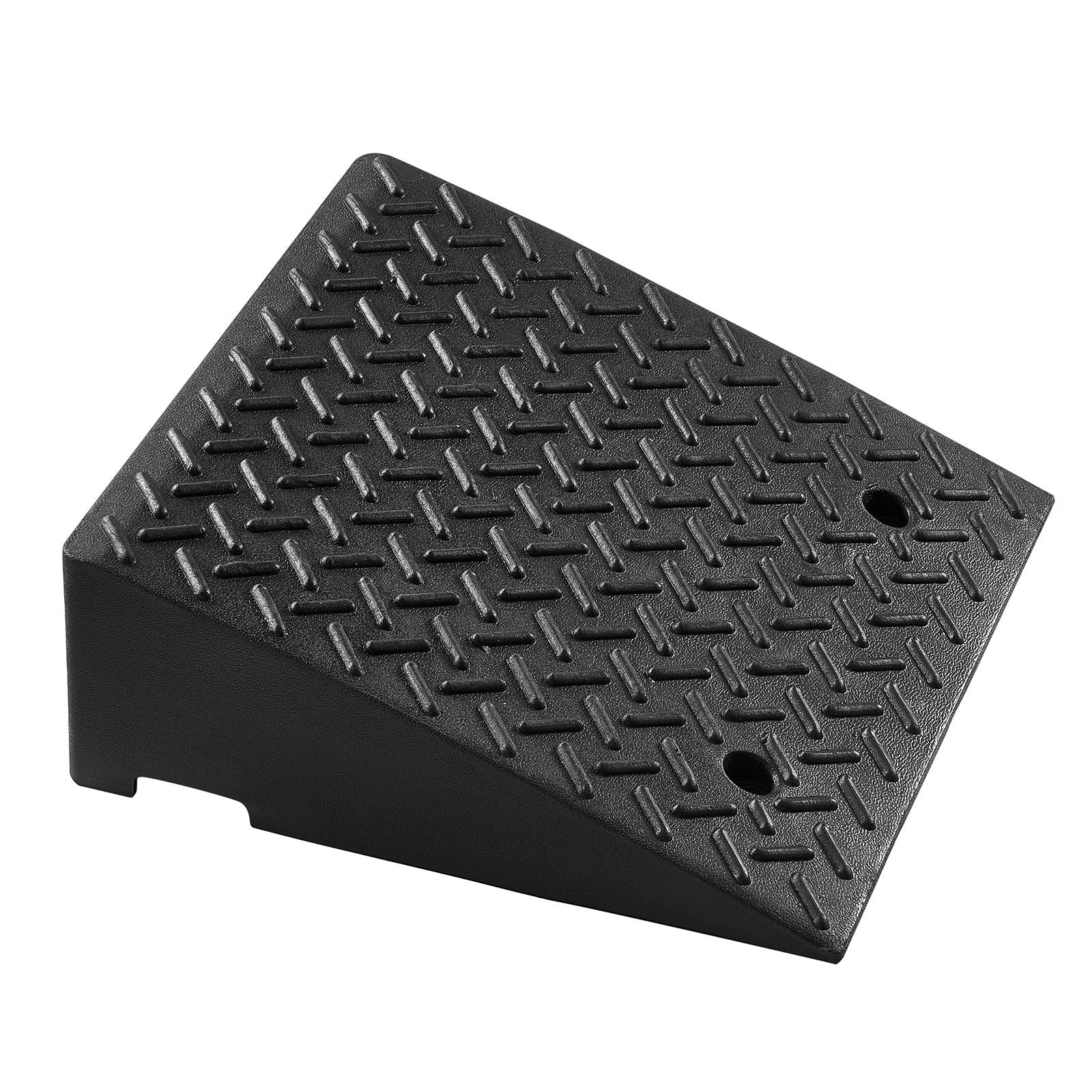 Driveway Curb Ramp, 7000 lbs Load Capacity, 7 Inches Rise Height Heavy Duty Curbside Bridge Ramp with Drainage Tank for Wheelchairs, Strollers, Motorcycles, Cars, Lawn Mowers & Trailers, 2 Pack - Dog Time Outlet