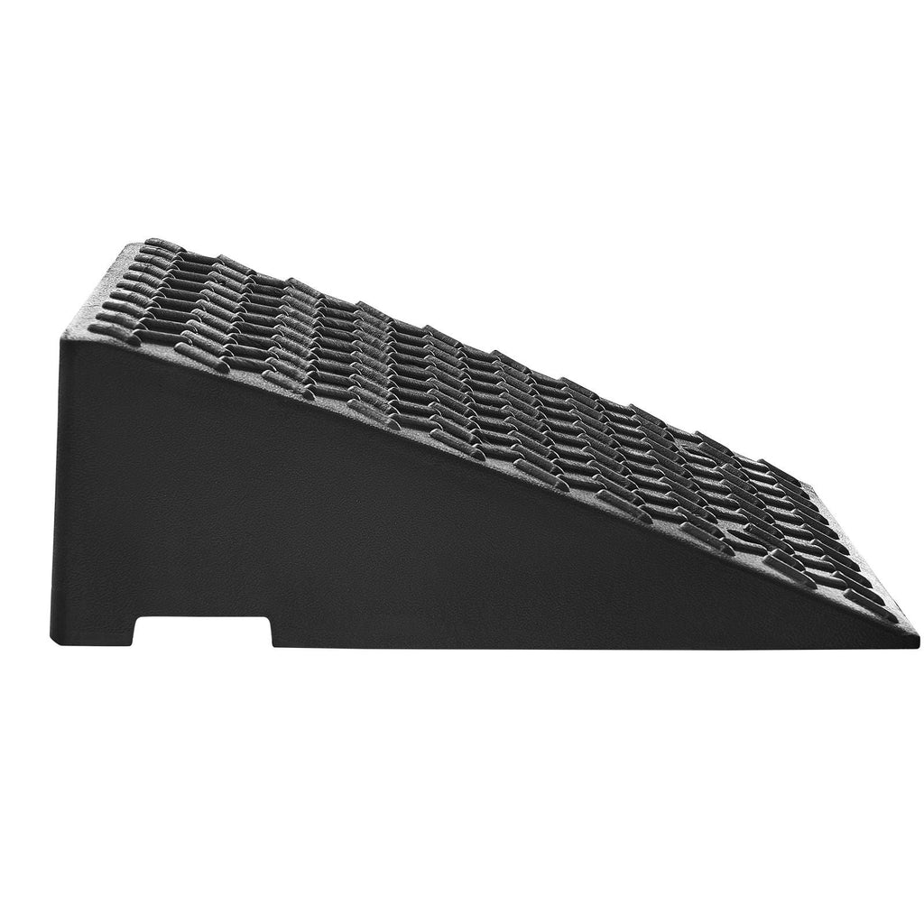 Driveway Curb Ramp, 7000 lbs Load Capacity, 7 Inches Rise Height Heavy Duty Curbside Bridge Ramp with Drainage Tank for Wheelchairs, Strollers, Motorcycles, Cars, Lawn Mowers & Trailers, 2 Pack - Dog Time Outlet