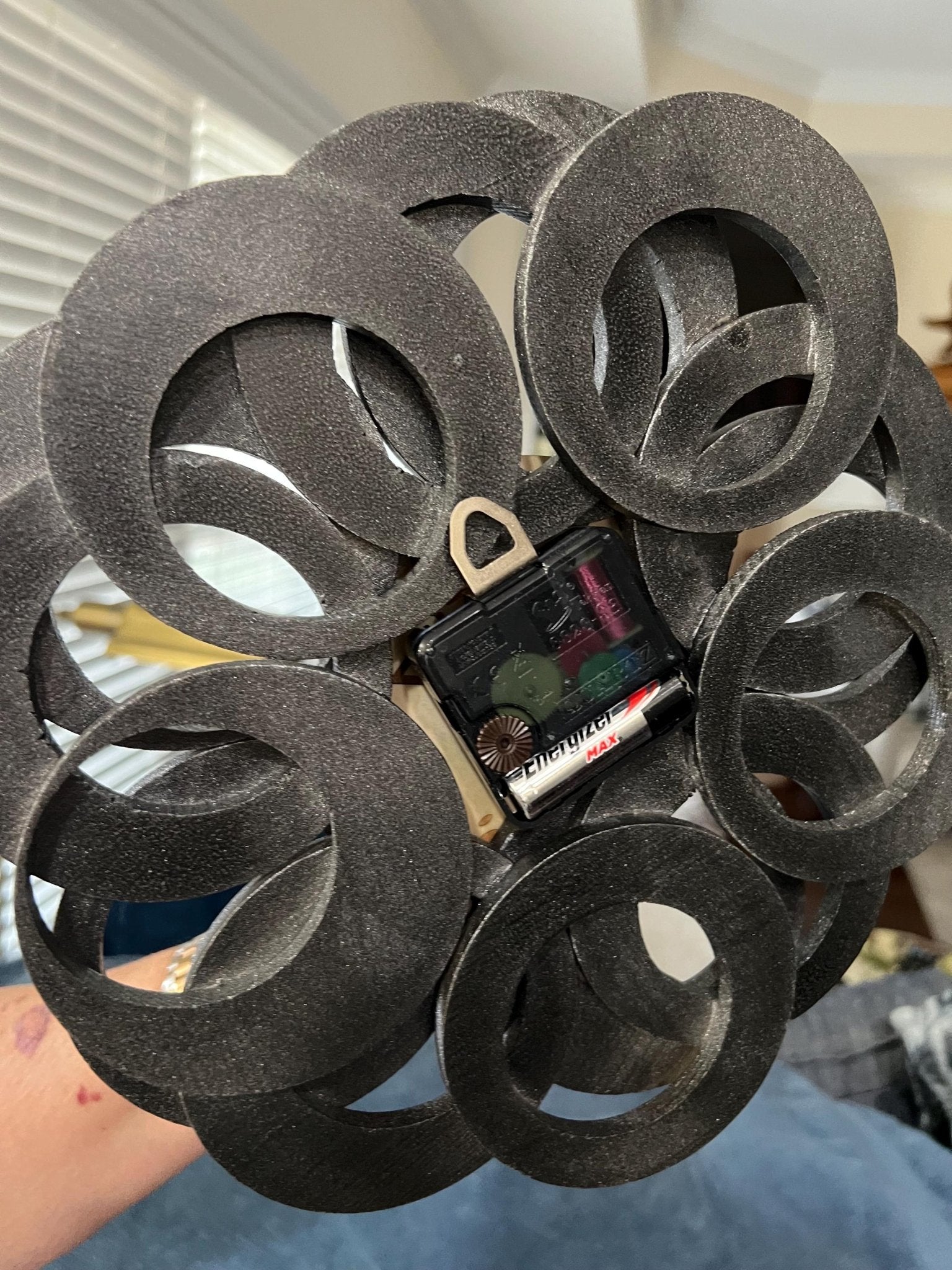 Fanciful cloud mid century abstract clock - Dog Time Outlet