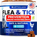 Flea Treatment for Cats Natural Flea and Tick Prevention Supplement for Cats Kittens Chewable Daily Oral Pills with Vitamins 135 Soft Chews Skin & Coat Dental treats Digestion - Dog Time Outlet