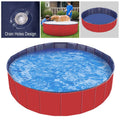 Foldable Pet Swimming Pool PVC Kiddie Baby Dog Swim Pool Bathing Tub Playmat Kids Pools - Dog Time Outlet