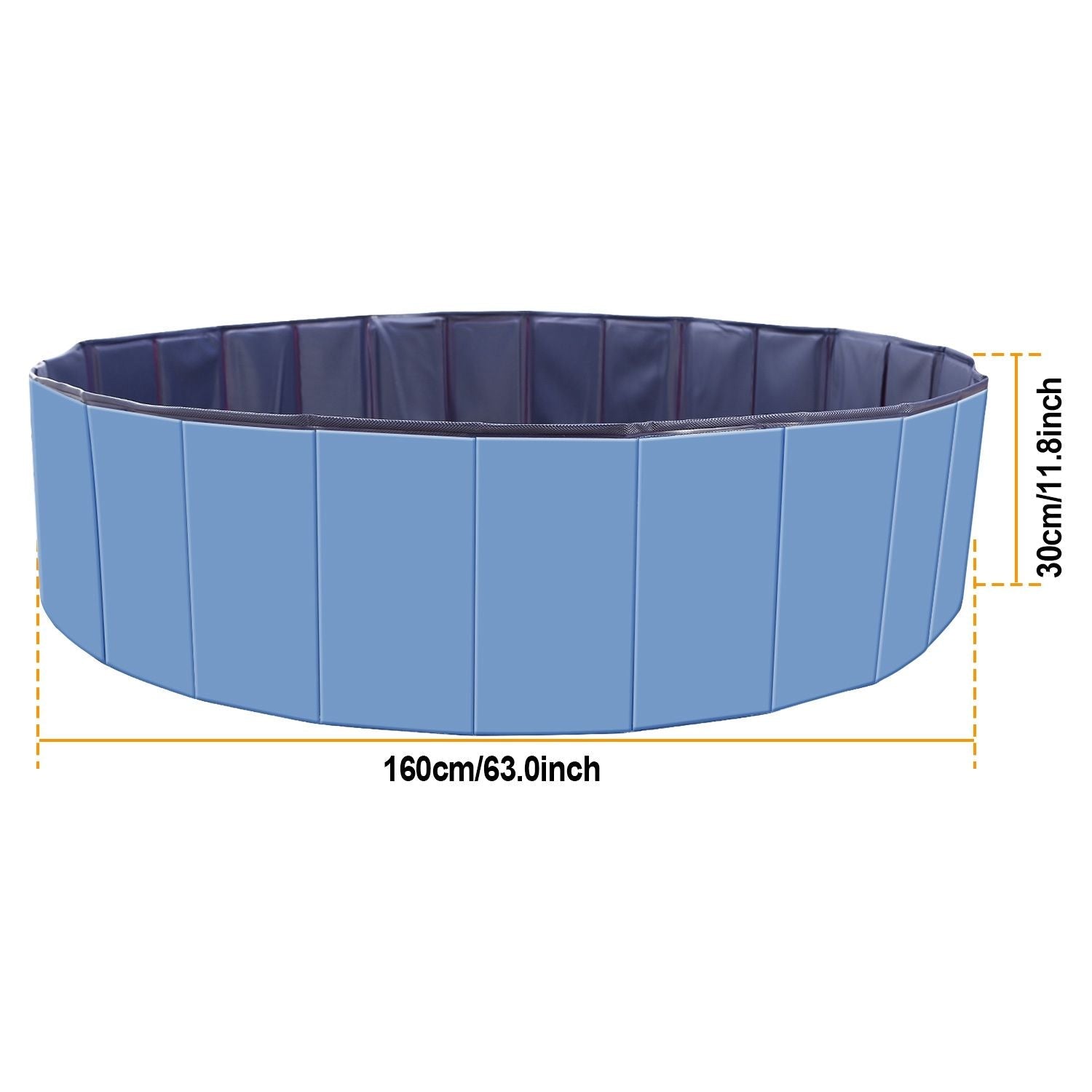Foldable Pet Swimming Pool PVC Kiddie Baby Dog Swim Pool Bathing Tub Playmat Kids Pools - Dog Time Outlet