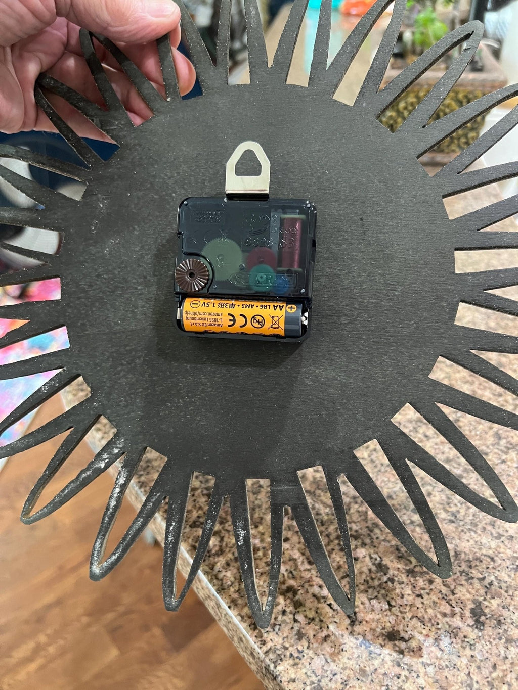 Glitter Sunray clock - Dog Time Outlet