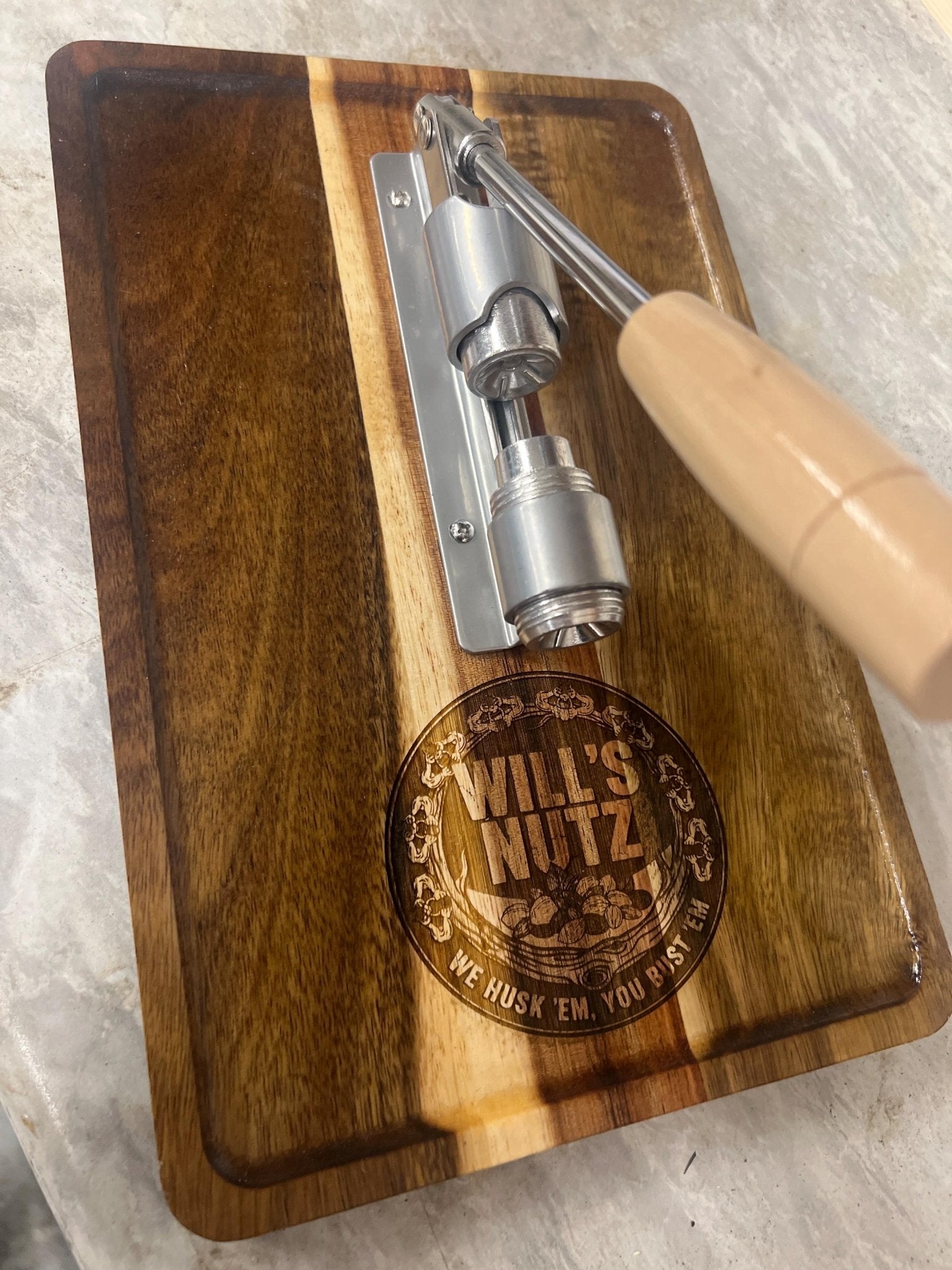 Heavy - Duty Engraved Nut Cracker - Dog Time Outlet