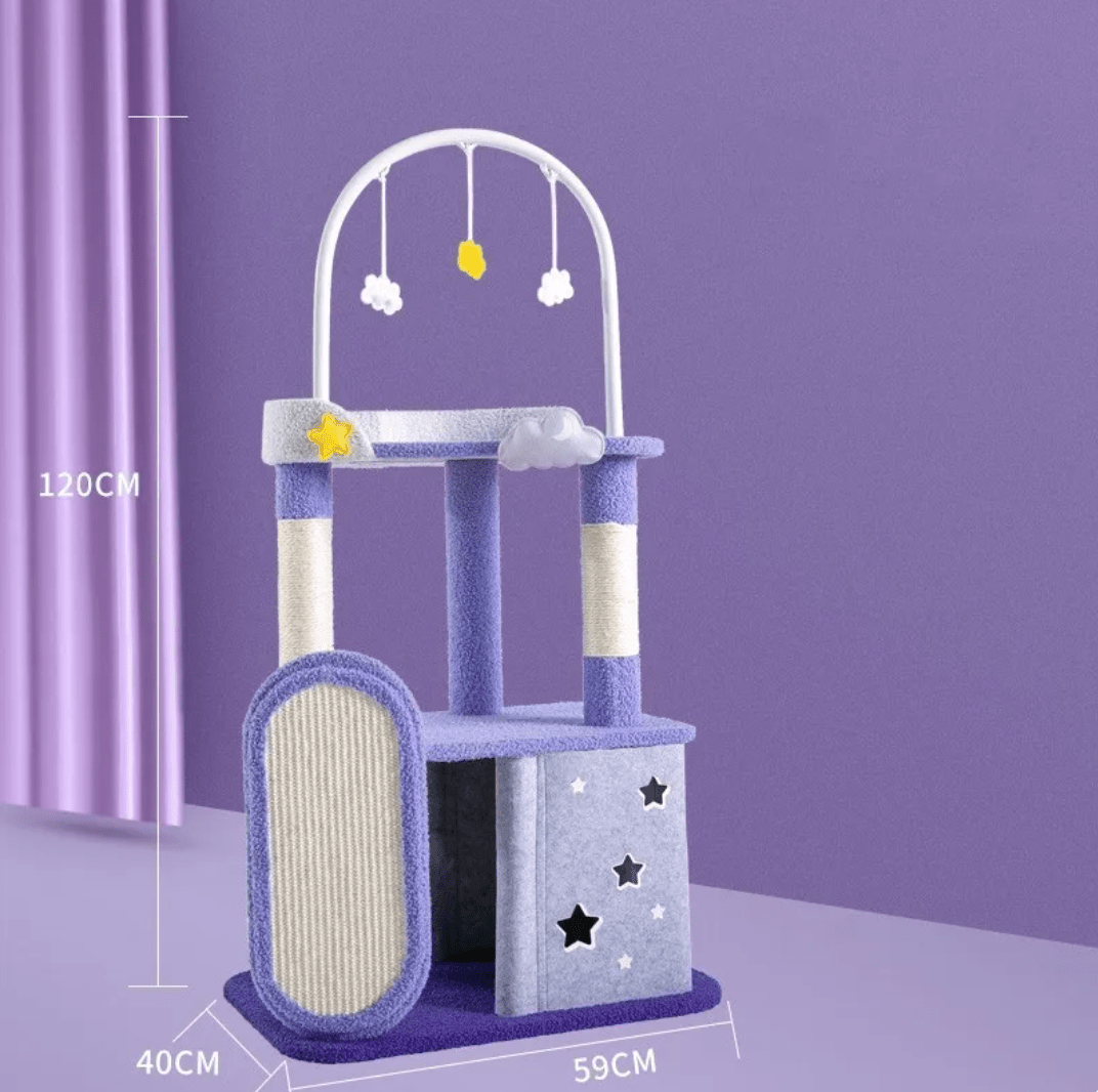 Large Cat Scratching & Jumping Platform - Dog Time Outlet