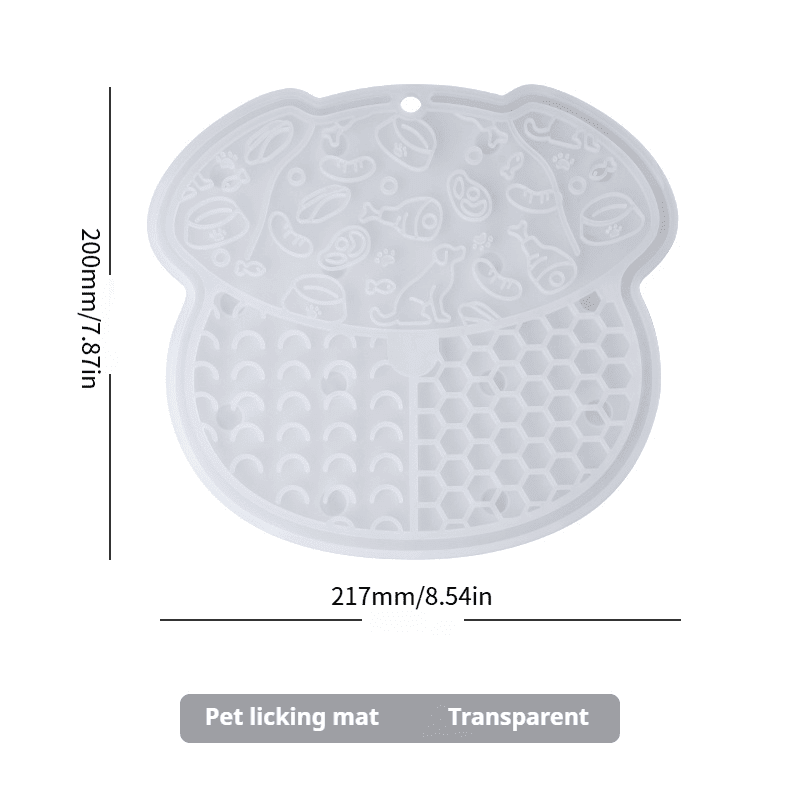 Lick Mat for Dogs and Cats Dog Slow Feeder Mat with Strong Suction - Dog Time Outlet