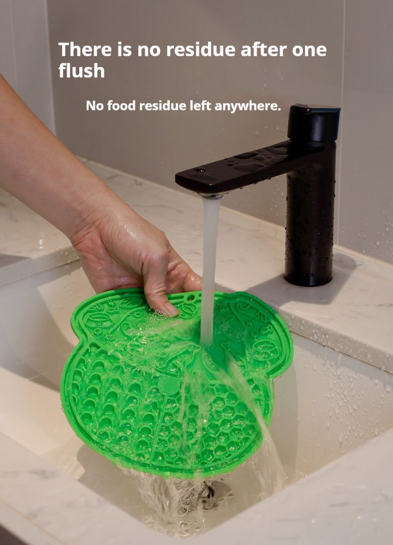 Lick Mat for Dogs and Cats Dog Slow Feeder Mat with Strong Suction - Dog Time Outlet