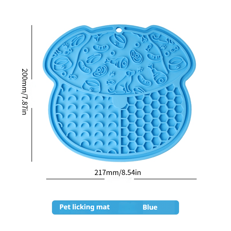 Lick Mat for Dogs and Cats Dog Slow Feeder Mat with Strong Suction - Dog Time Outlet