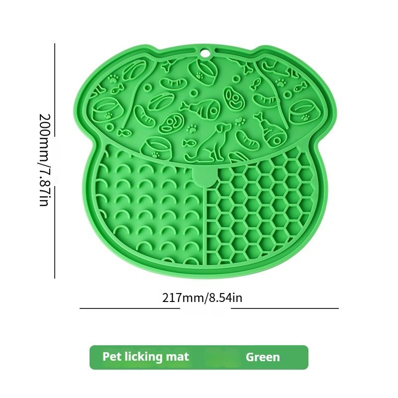 Lick Mat for Dogs and Cats Dog Slow Feeder Mat with Strong Suction - Dog Time Outlet