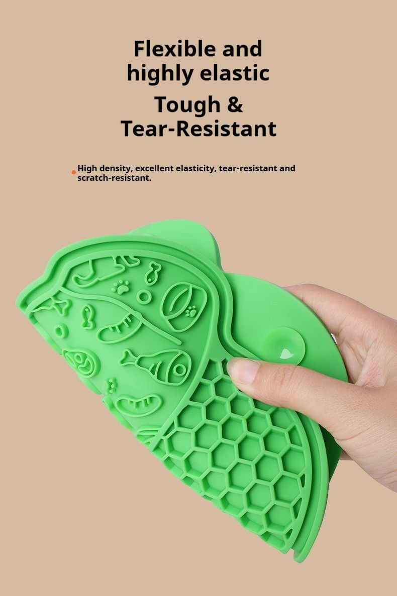 Lick Mat for Dogs and Cats Dog Slow Feeder Mat with Strong Suction - Dog Time Outlet