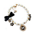 Luxurious Pearls Pet Collar Decorative Necklace for Small Cat Dog Adjustable 10 - 12 inches - Dog Time Outlet