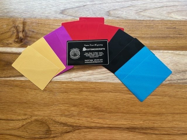 Metal Business Cards - Dog Time Outlet