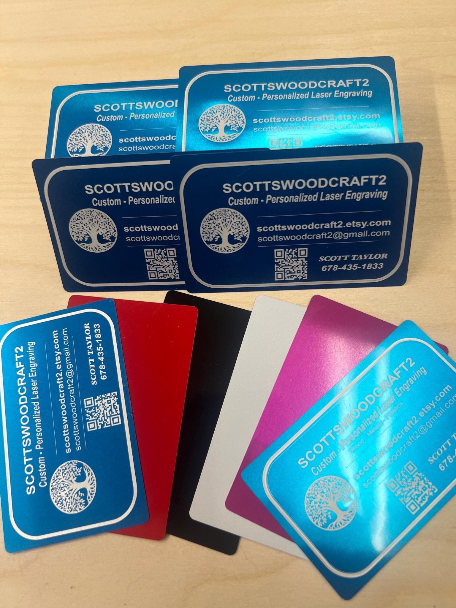 Metal Business Cards - Dog Time Outlet