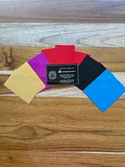 Metal Business Cards - Dog Time Outlet