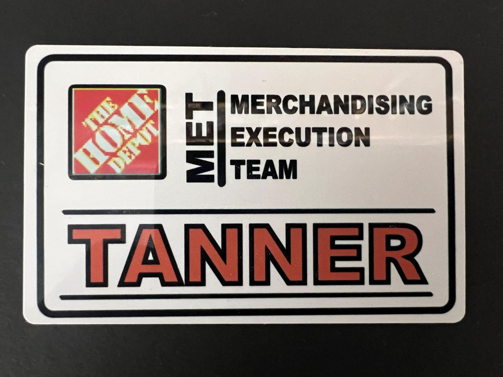 Metal Home Depot Color Name Plate - Dog Time Outlet