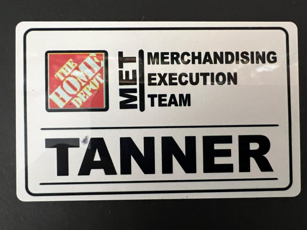 Metal Home Depot Color Name Plate - Dog Time Outlet