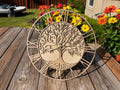 Modern Tree of Life Wood Clock - Dog Time Outlet