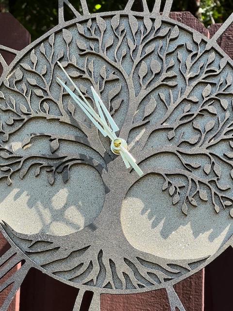 Modern Tree of Life Wood Clock - Dog Time Outlet