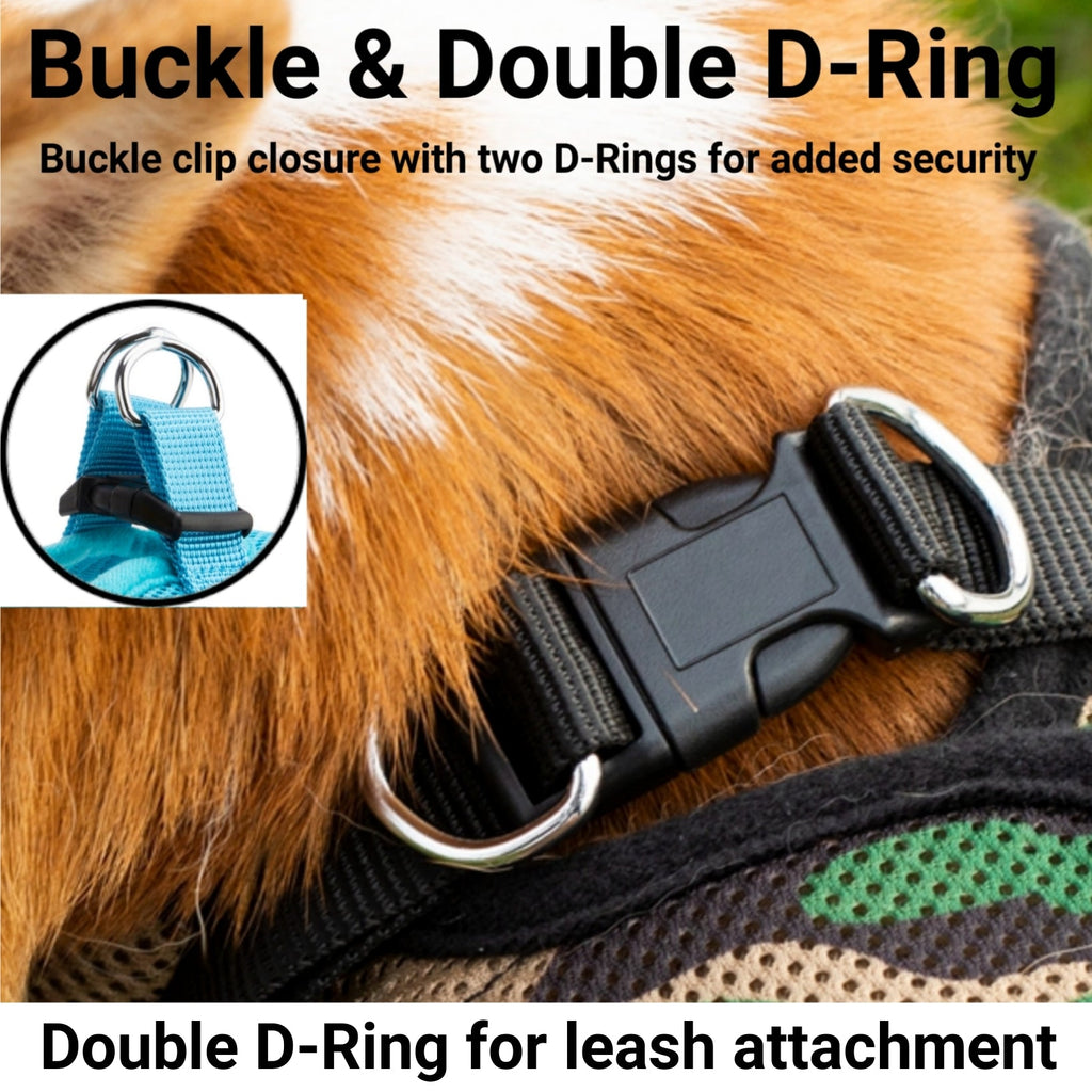 Mr. Peanut's PupTrek Soft Mesh Pet Harness with Matching Leash – Adjustable, Breathable, Choke - Free - Dog Time Outlet