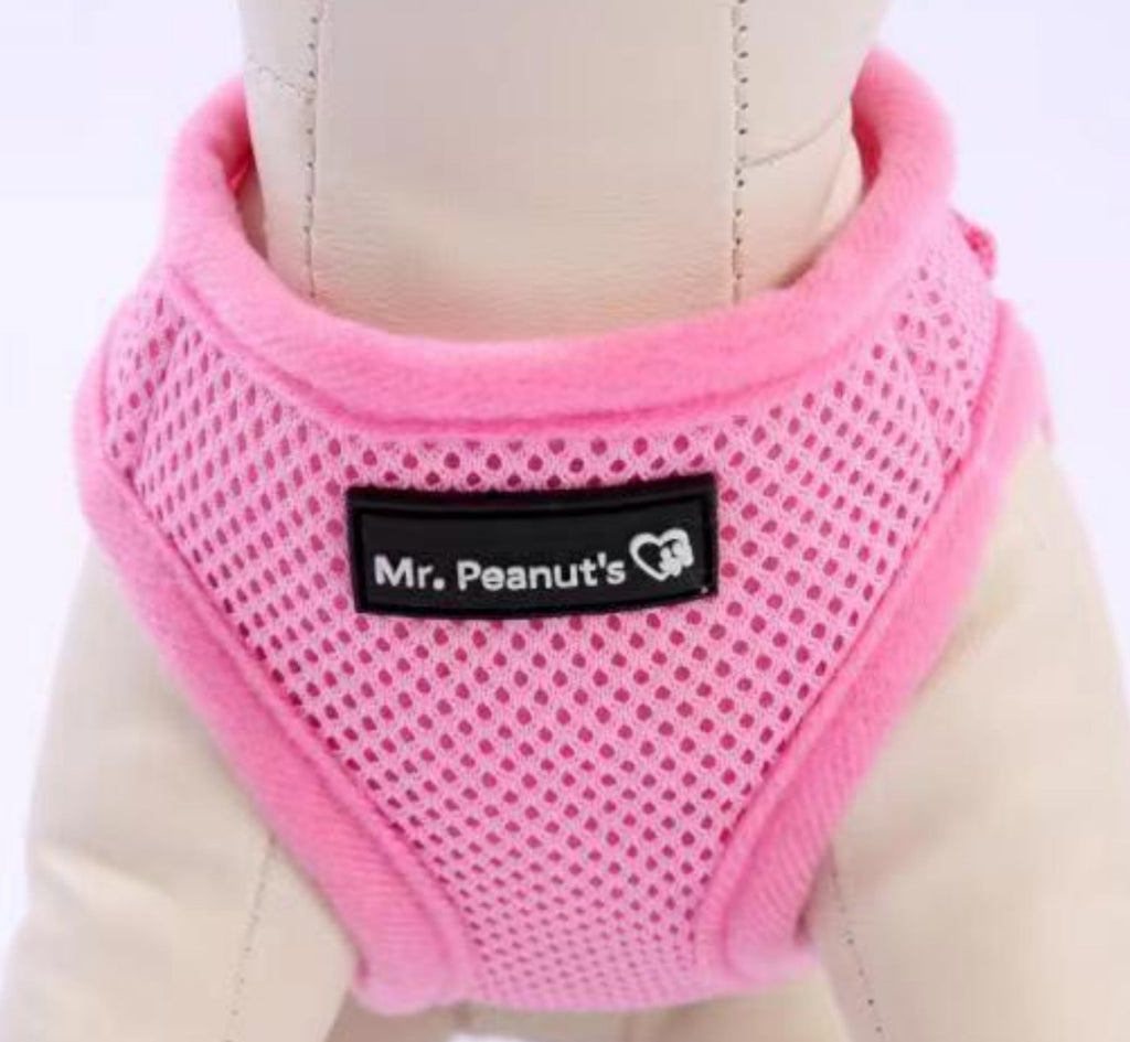 Mr. Peanut's PupTrek Soft Mesh Pet Harness with Matching Leash – Adjustable, Breathable, Choke - Free - Dog Time Outlet
