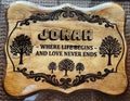 New Baby Plaque, engraved wood - Dog Time Outlet
