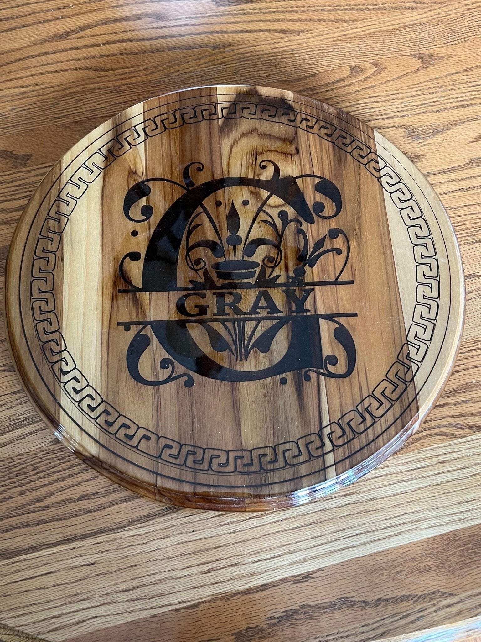 Personalized Lazy Susan - Dog Time Outlet