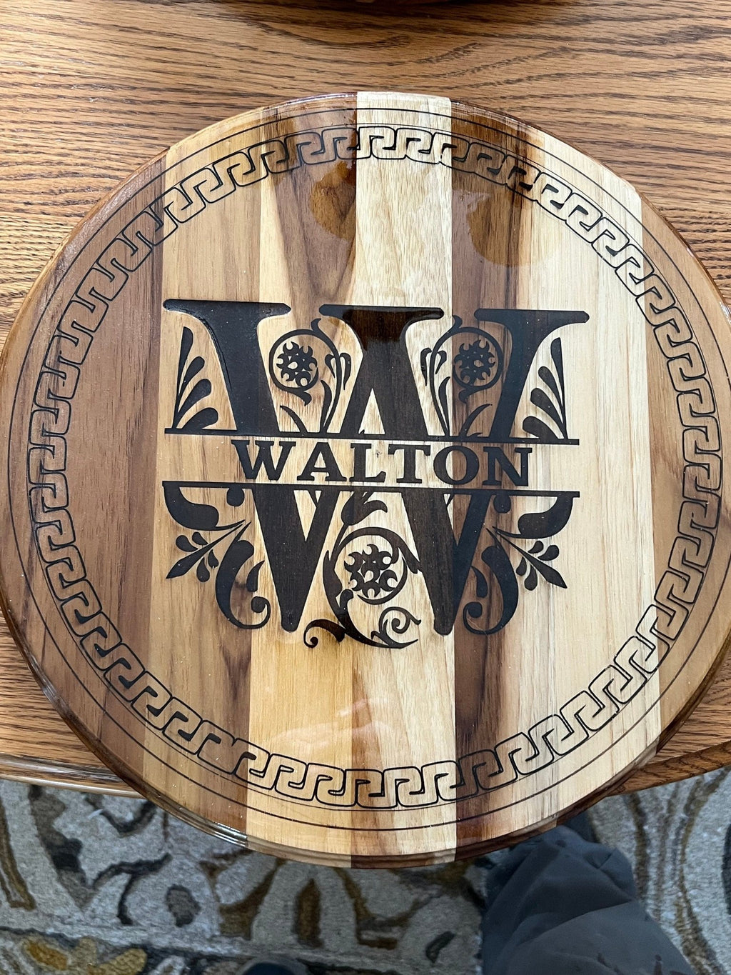 Personalized Lazy Susan - Dog Time Outlet