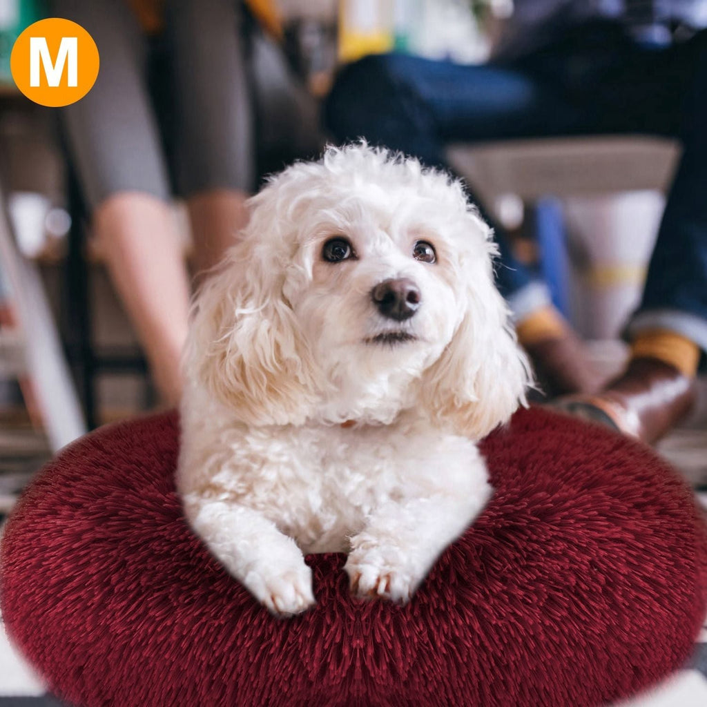 Pet Dog Bed Soft Warm Fleece Puppy Cat Bed Dog Cozy Nest Sofa Bed Cushion M Size - Dog Time Outlet
