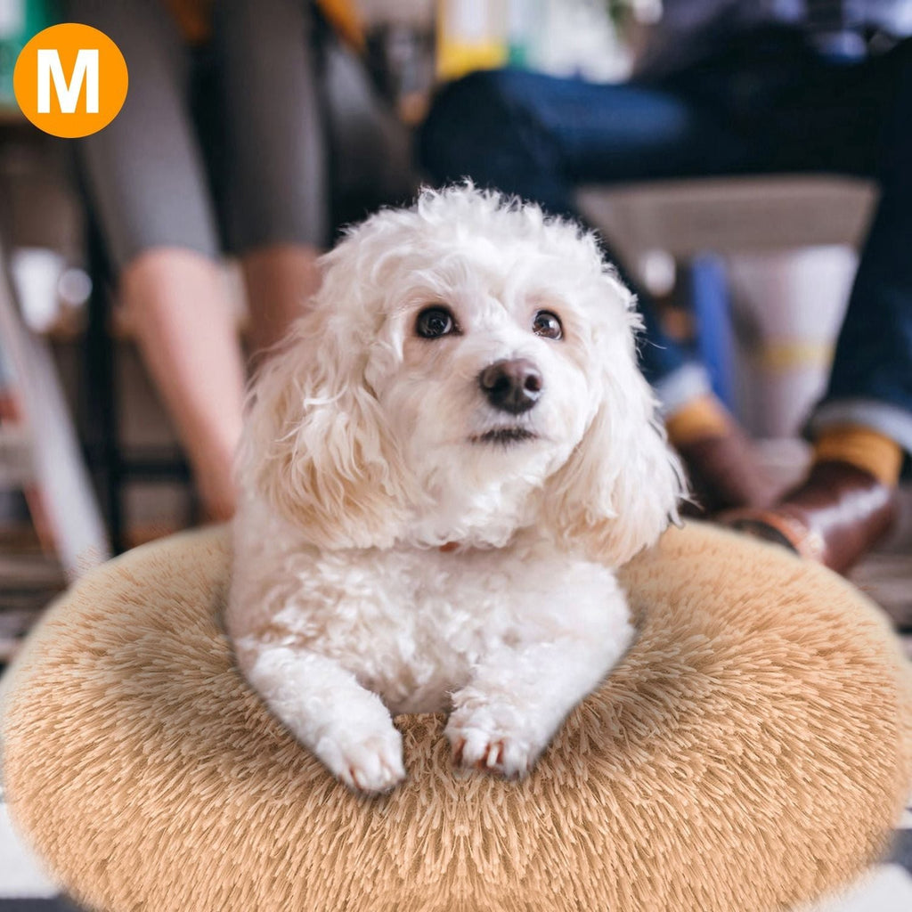 Pet Dog Bed Soft Warm Fleece Puppy Cat Bed Dog Cozy Nest Sofa Bed Cushion M Size - Dog Time Outlet