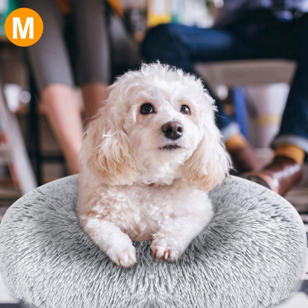 Pet Dog Bed Soft Warm Fleece Puppy Cat Bed Dog Cozy Nest Sofa Bed Cushion M Size - Dog Time Outlet