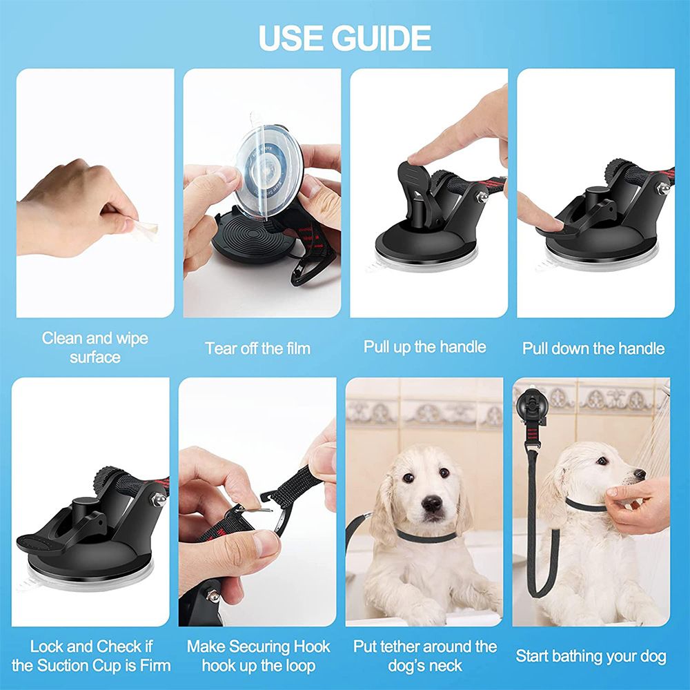 Pet Dog Dog Grooming Table Lanyard Cats And Dogs Bathing Fixer Pet Haircut Trim Blow Dry Traction Rope - Dog Time Outlet