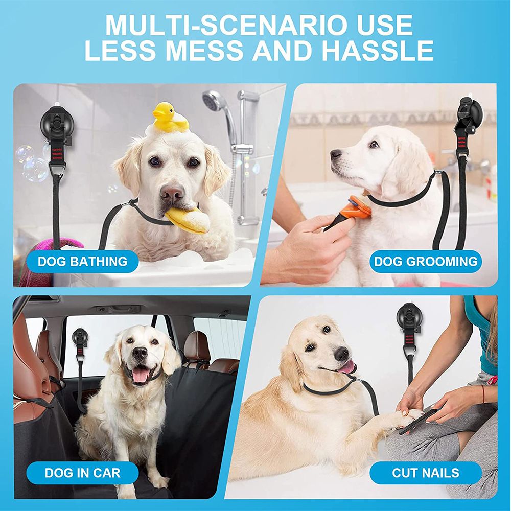 Pet Dog Dog Grooming Table Lanyard Cats And Dogs Bathing Fixer Pet Haircut Trim Blow Dry Traction Rope - Dog Time Outlet