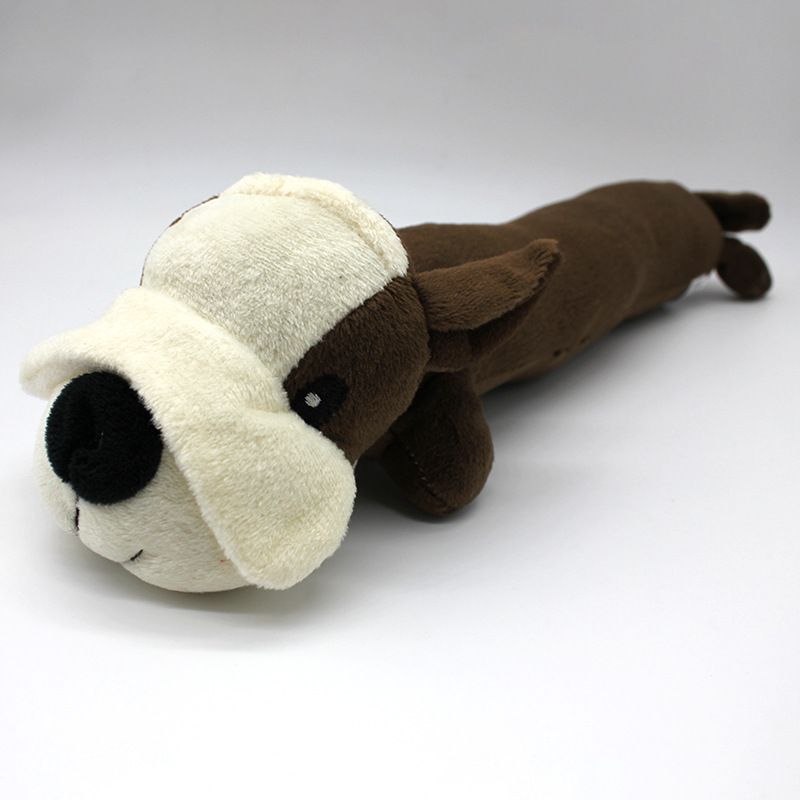 Pet dog gnaws and makes sounds toy dog plush toy; clean teeth toy dog toy cat toy - Dog Time Outlet