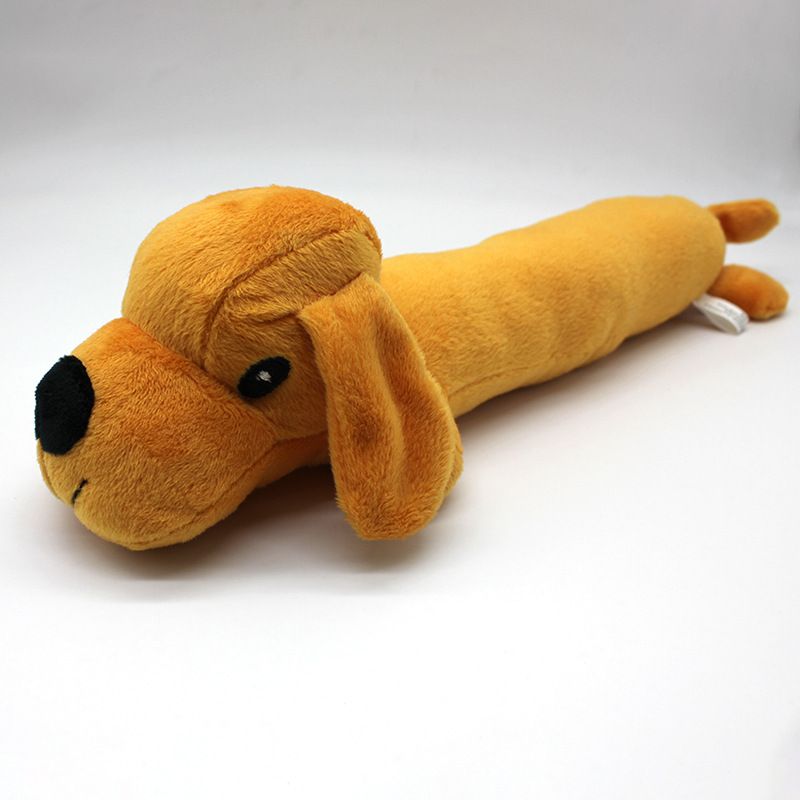 Pet dog gnaws and makes sounds toy dog plush toy; clean teeth toy dog toy cat toy - Dog Time Outlet