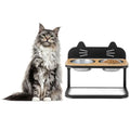 Pet Feeder with 2 Stainless Steel Bowls, Adjustable Height for Cats and Small and Medium Dogs - Dog Time Outlet