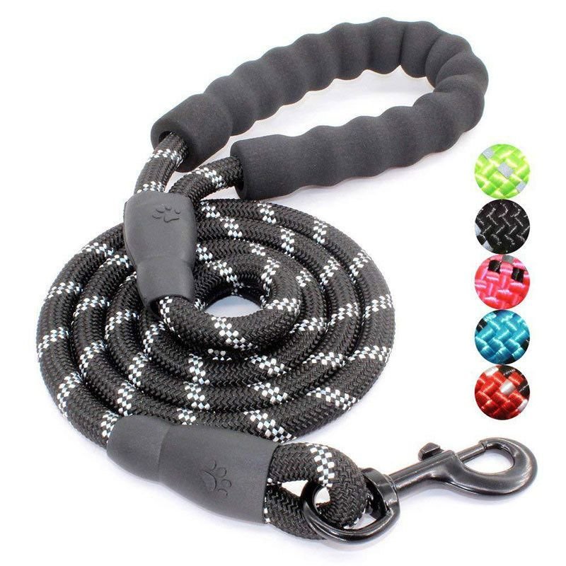 Pet Leash With Reflective & Comfortable Padded Handle For Small; Medium And Large Dogs - Dog Time Outlet