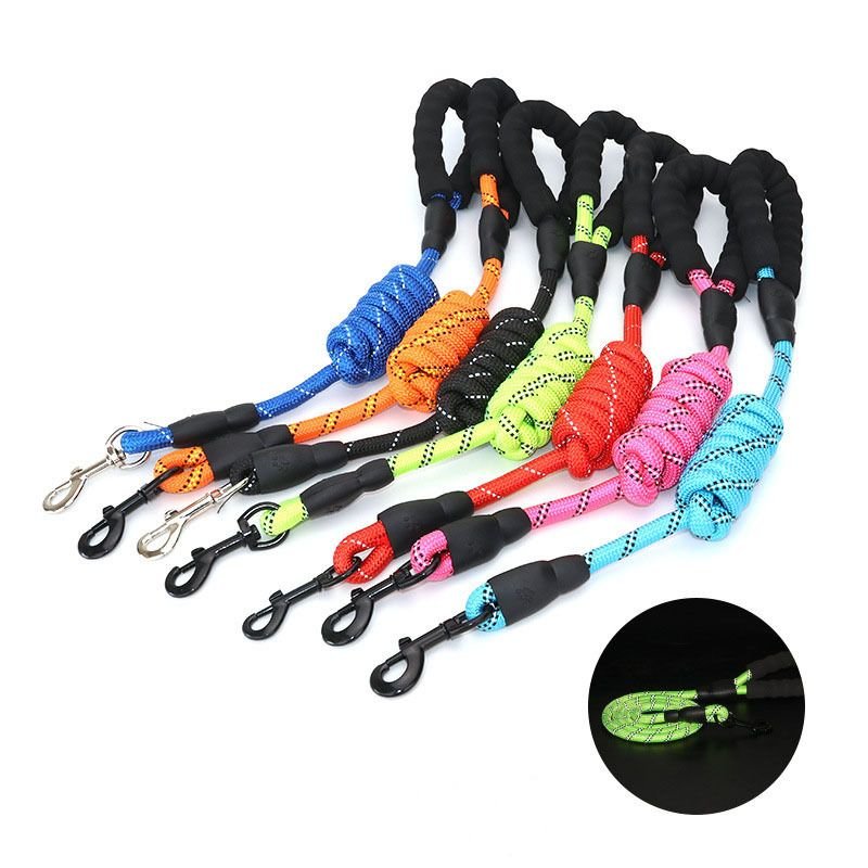 Pet Leash With Reflective & Comfortable Padded Handle For Small; Medium And Large Dogs - Dog Time Outlet