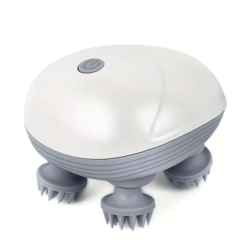 Pet Massager, Pet Scalp Massager, Handheld Electric Cat Massager, Dog Massager, 4 Rotating Massage Heads, Relax Muscles, Cat and Dog Scalp Massager, Pet Gift - Dog Time Outlet