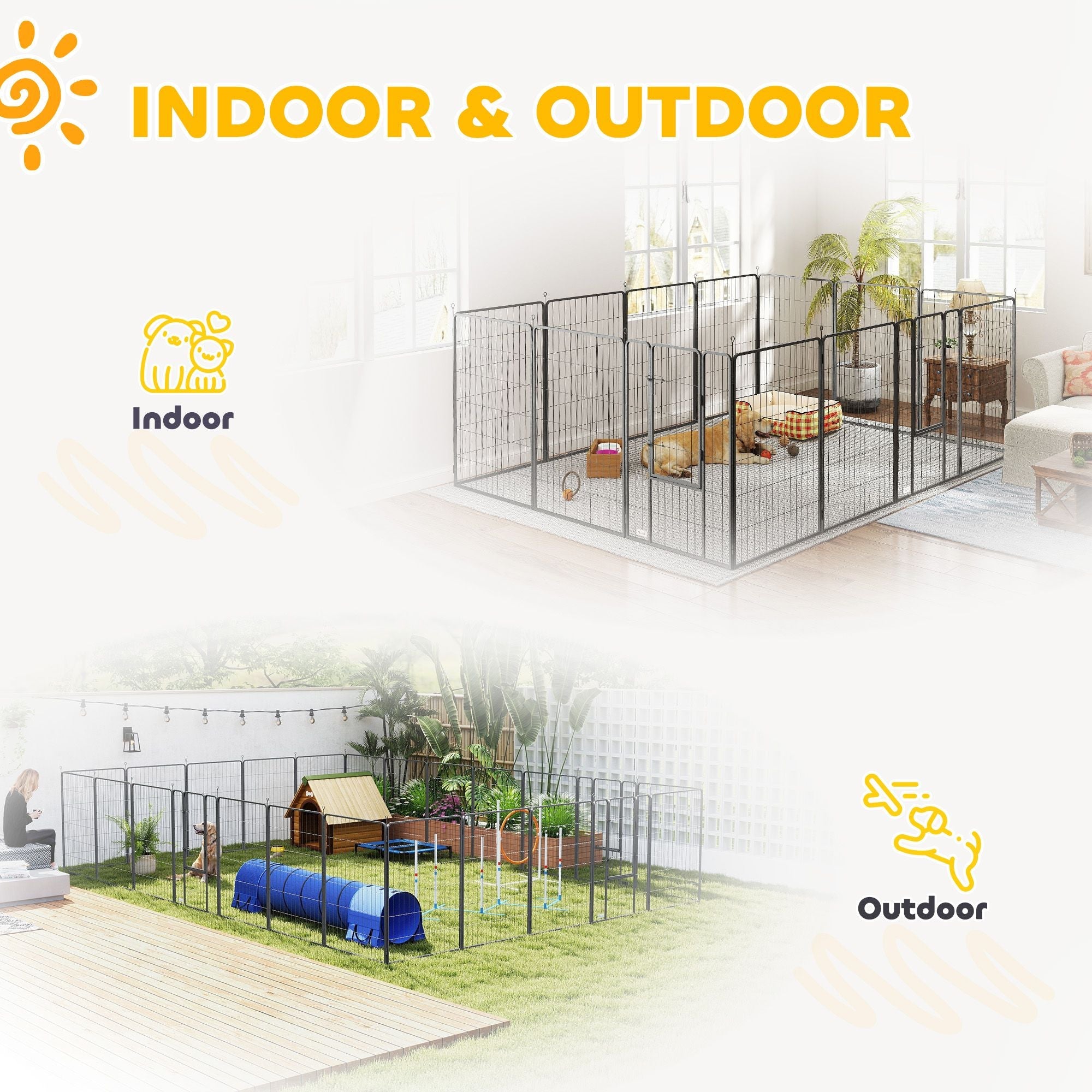 Pet Playpen , Dog Playpen - Dog Time Outlet