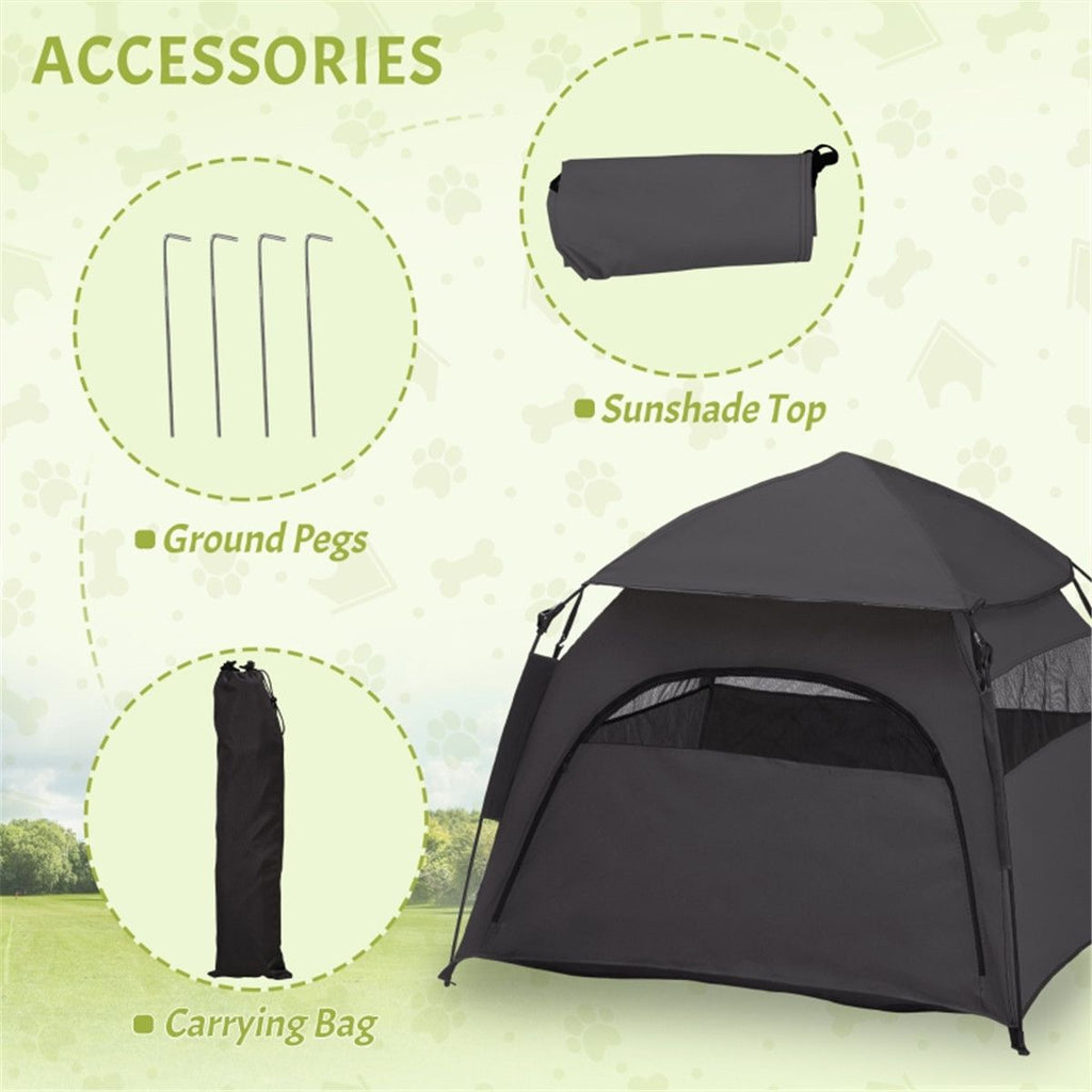 Pop Up Dog Tent / Pet Camping Tent ( Amazon Shipping)(Prohibited by WalMart) - Dog Time Outlet