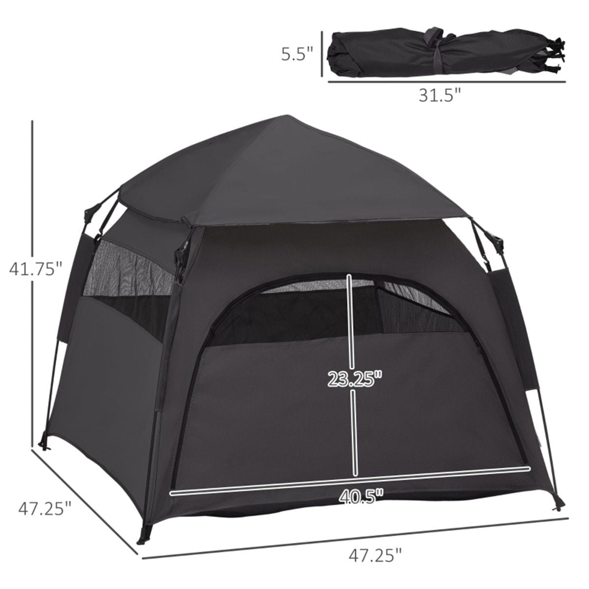 Pop Up Dog Tent / Pet Camping Tent ( Amazon Shipping)(Prohibited by WalMart) - Dog Time Outlet