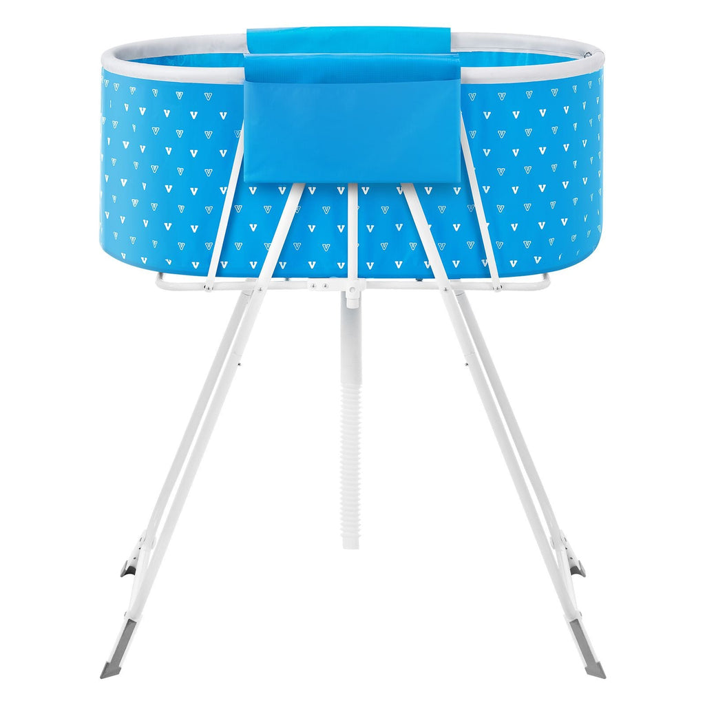 Portable Dog Bathtub, Elevated & Foldable Space - saving Pet Shower Station with Quick Drainage, Bathing Tub for Washing & Grooming Small and Medium Size Dogs and Cats Indoor & Outdoor, Light Blue - Dog Time Outlet