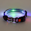 Rechargeable LED Pet Collar with Nylon Leash - Dog Time Outlet