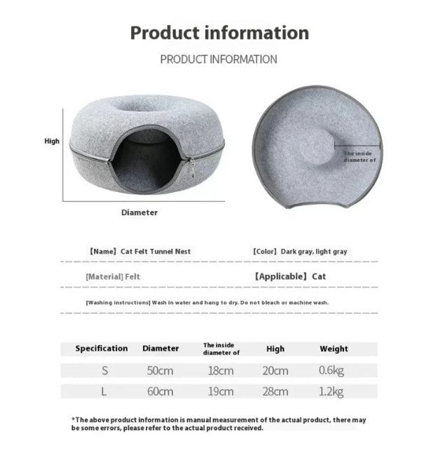Round Cat Tunnel - Dog Time Outlet
