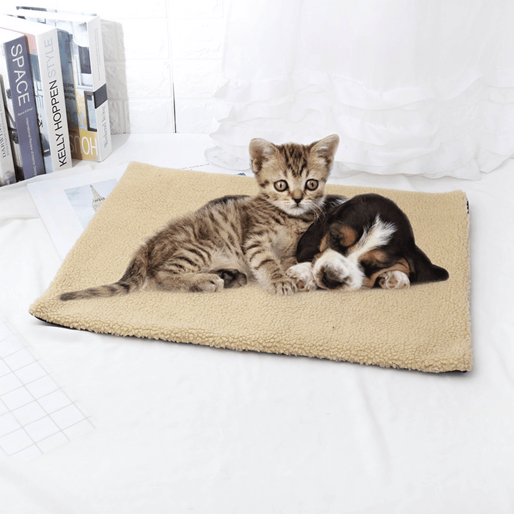 Self Heating Pet Mat; Non - Electric Pet Warming Pad; Self Warming ; Extra Warm Pet Mats For Dog & Cat - Dog Time Outlet
