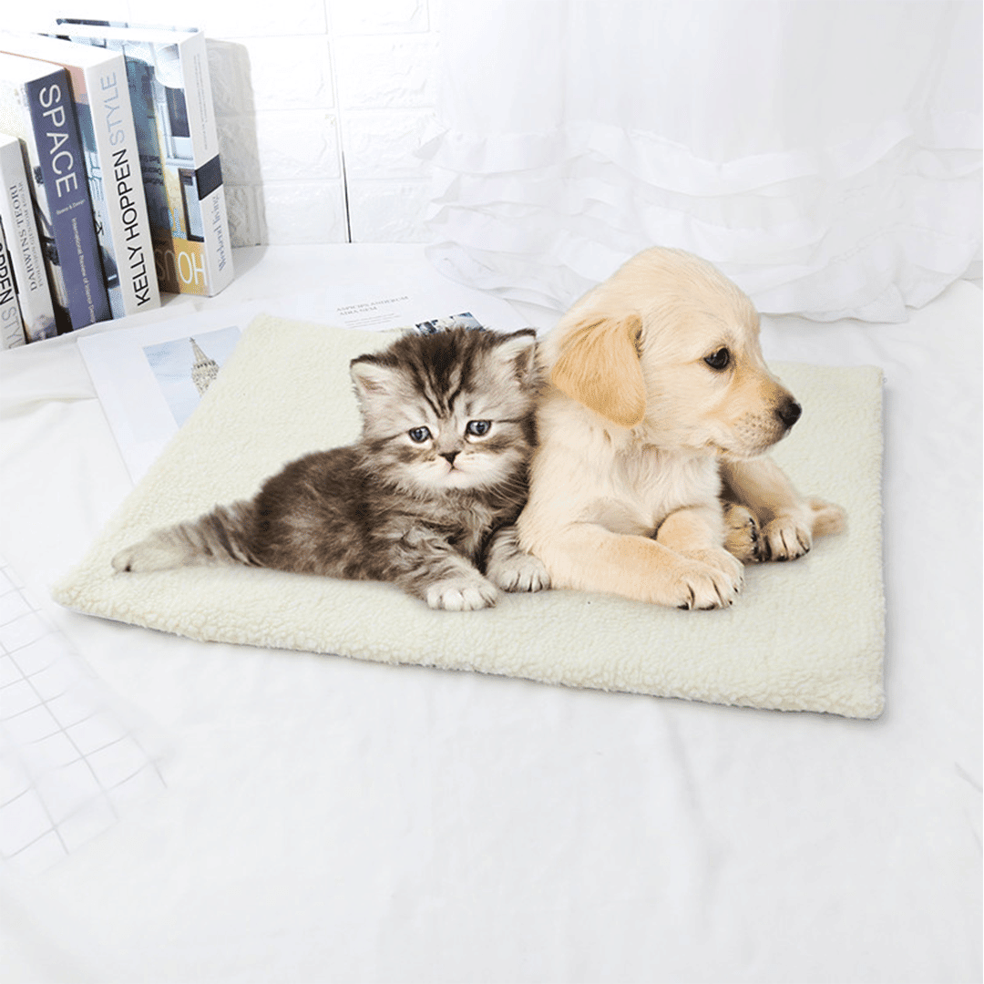 Self Heating Pet Mat; Non - Electric Pet Warming Pad; Self Warming ; Extra Warm Pet Mats For Dog & Cat - Dog Time Outlet