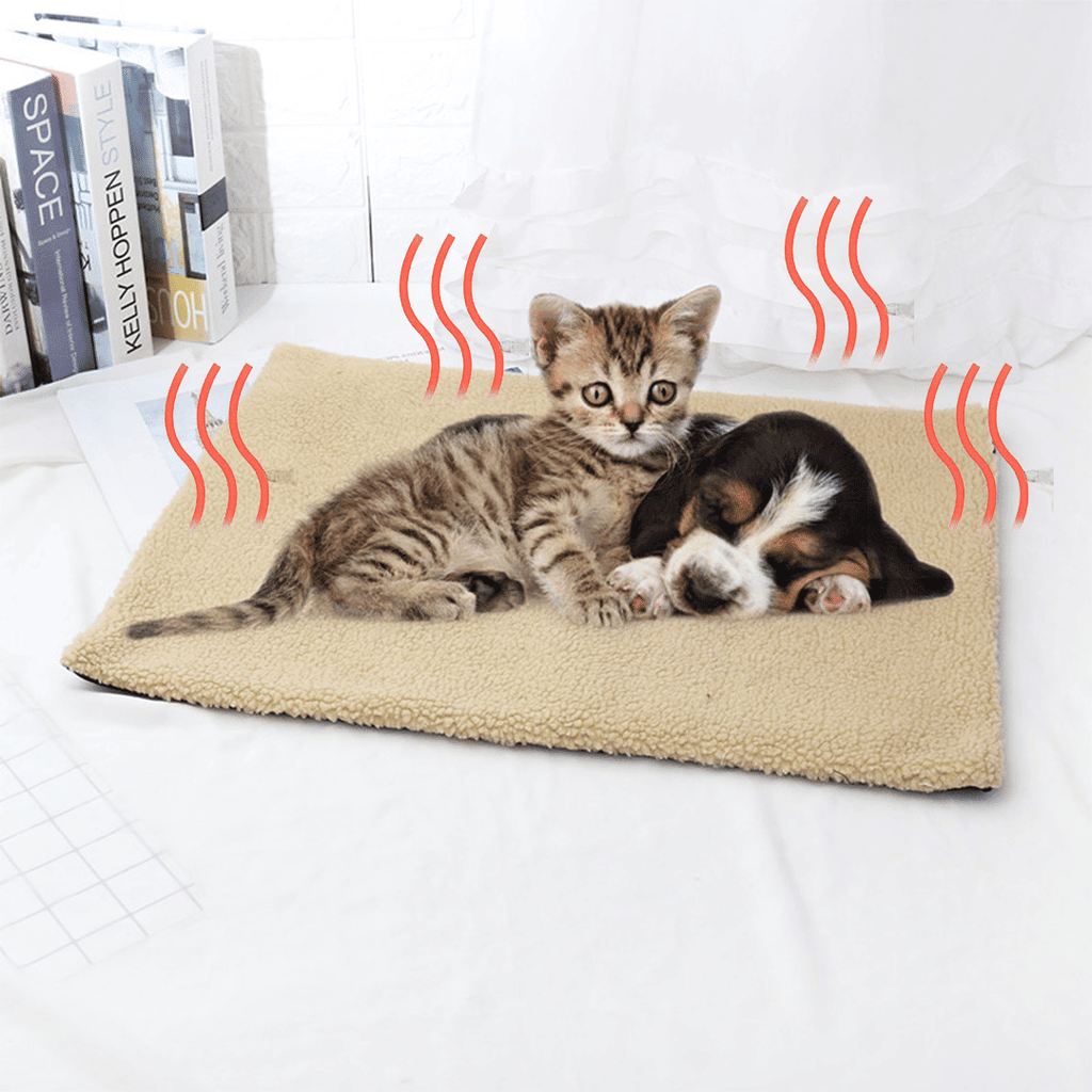 Self Heating Pet Mat; Non - Electric Pet Warming Pad; Self Warming ; Extra Warm Pet Mats For Dog & Cat - Dog Time Outlet