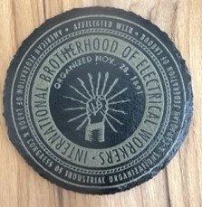 Stone engraved Coasters - Dog Time Outlet